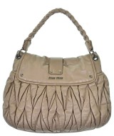 Miu Miu（ミュウミュウ）ハンドバッグ ベージュ サイズ:- レディース/2200648621010