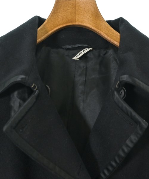 Miu Miu（ミュウミュウ）ステンカラーコート 紺 サイズ:42(M位) レディース/2200655370031