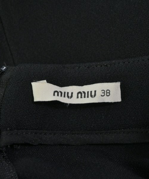 Miu Miu（ミュウミュウ）ワンピース 黒 サイズ:38(S位) レディース/2200655772149