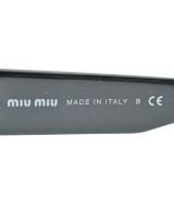 Miu Miu（ミュウミュウ）サングラス 黒 サイズ:- レディース/2200655907145