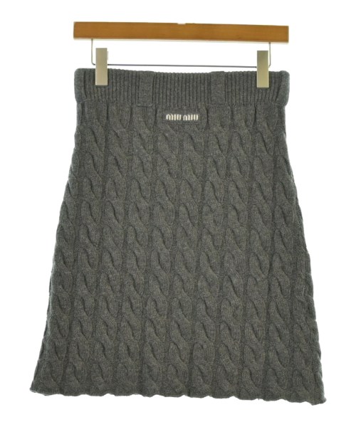 Miu Miu（ミュウミュウ）ロング・マキシ丈スカート グレー サイズ:36(XS位) レディース/2200649644063