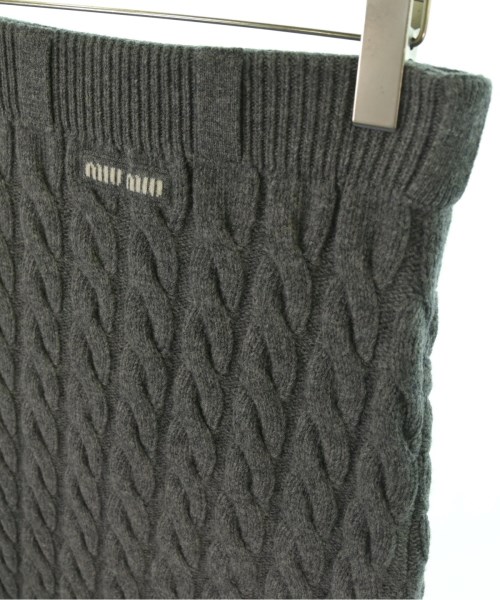 Miu Miu（ミュウミュウ）ロング・マキシ丈スカート グレー サイズ:36(XS位) レディース/2200649644063