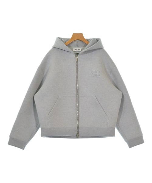 Miu Miu(ミュウミュウ)パーカー グレー サイズ:M/2200652185010