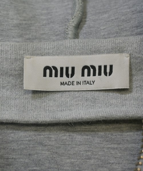 Miu Miu（ミュウミュウ）パーカー グレー サイズ:M レディース/2200652185010