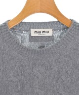 Miu Miu（ミュウミュウ）ニット・セーター グレー サイズ:38(S位) レディース/2200652185027