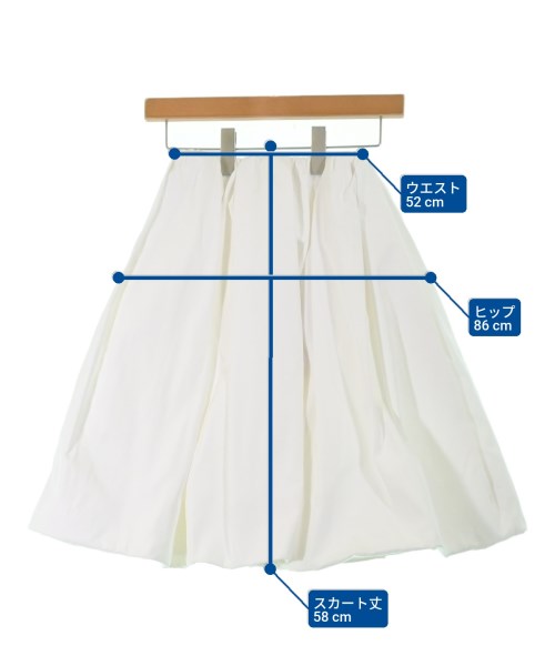 Miu Miu（ミュウミュウ）ミニスカート 白 サイズ:38(S位) レディース/2200647288030