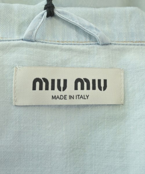 Miu Miu（ミュウミュウ）カジュアルシャツ 青 サイズ:40(M位) レディース/2200657133061