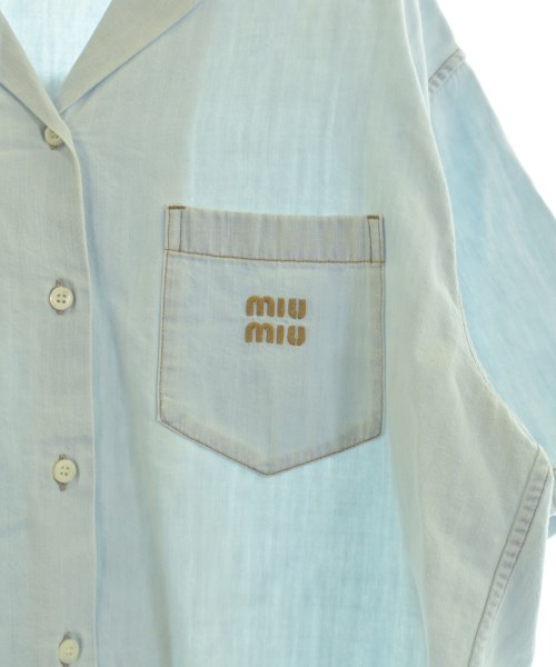 Miu Miu（ミュウミュウ）カジュアルシャツ 青 サイズ:40(M位) レディース/2200657133061