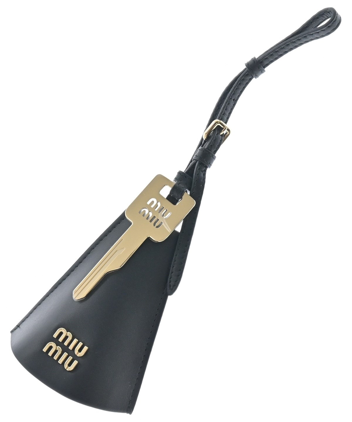 Miu Miu（ミュウミュウ）チャーム 黒 サイズ:- レディース