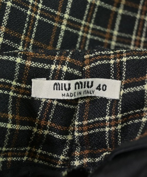 Miu Miu（ミュウミュウ）スラックス 黒 サイズ:40(M位) レディース/2200657188016