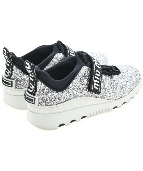 Miu Miu（ミュウミュウ）スニーカー シルバー サイズ:EU37 1/2(24cm位) レディース/2200657695019