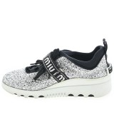 Miu Miu（ミュウミュウ）スニーカー シルバー サイズ:EU37 1/2(24cm位) レディース/2200657695019