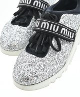 Miu Miu（ミュウミュウ）スニーカー シルバー サイズ:EU37 1/2(24cm位) レディース/2200657695019