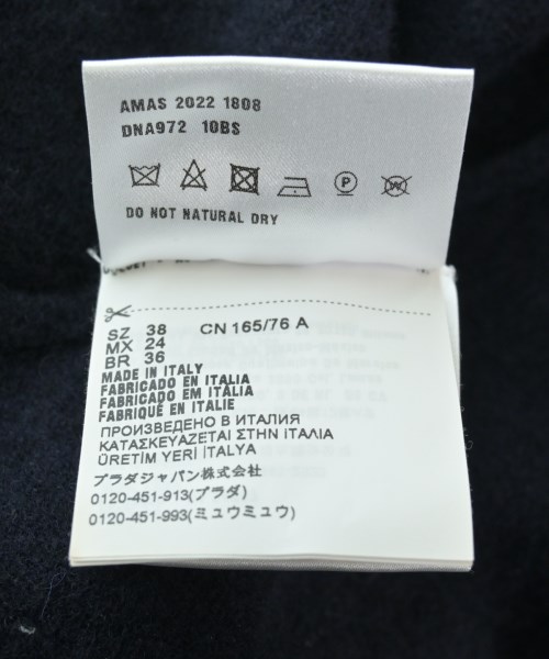 Miu Miu（ミュウミュウ）ニット・セーター 紺 サイズ:38(S位) レディース/2200657731021