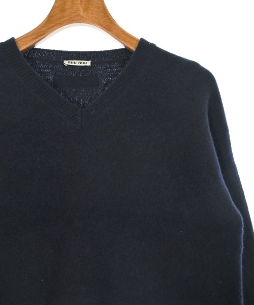 Miu Miu（ミュウミュウ）ニット・セーター 紺 サイズ:38(S位) レディース/2200657731021