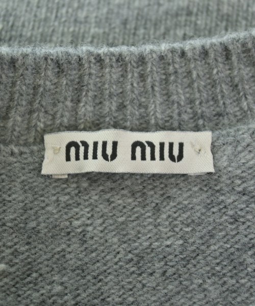 Miu Miu（ミュウミュウ）ニット・セーター グレー サイズ:44(L位) レディース/2200657731038