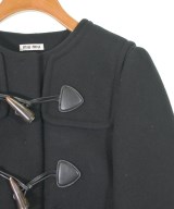 Miu Miu（ミュウミュウ）ダッフルコート 黒 サイズ:40(M位) レディース/2200657814014