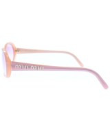 Miu Miu（ミュウミュウ）サングラス ピンク サイズ:- レディース/2200657952082