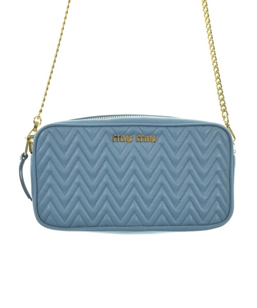 Miu Miu（ミュウミュウ）ショルダーバッグ 青 サイズ:- レディース/2200654224069
