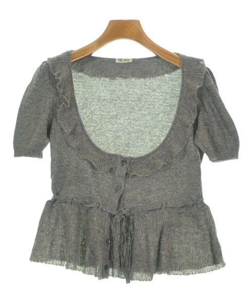 Miu Miu(ミュウミュウ)カーディガン グレー サイズ:40(M位)/2200658287046