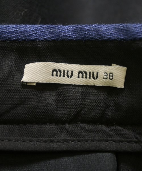 Miu Miu（ミュウミュウ）ひざ丈スカート 黒 サイズ:38(S位) レディース/2200658482014