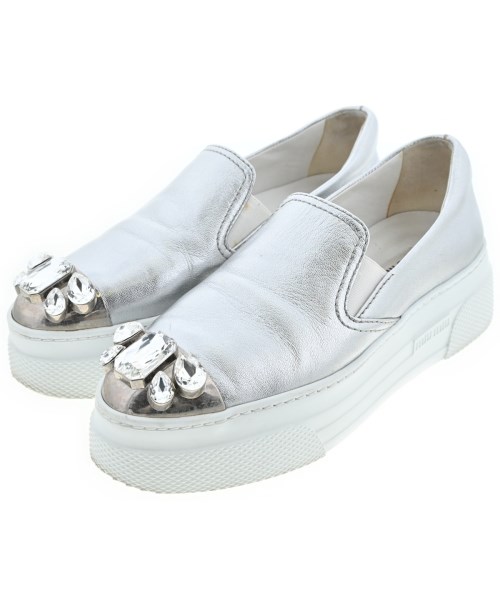 Miu Miu(ミュウミュウ)スニーカー ゴールド サイズ:EU36(22.5cm位)/2200655917014