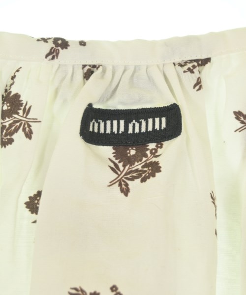 Miu Miu（ミュウミュウ）ミニスカート 白 サイズ:38(S位) レディース/2200659219060