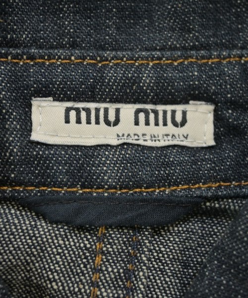 Miu Miu（ミュウミュウ）デニムジャケット 紺 サイズ:XS レディース/2200659502018