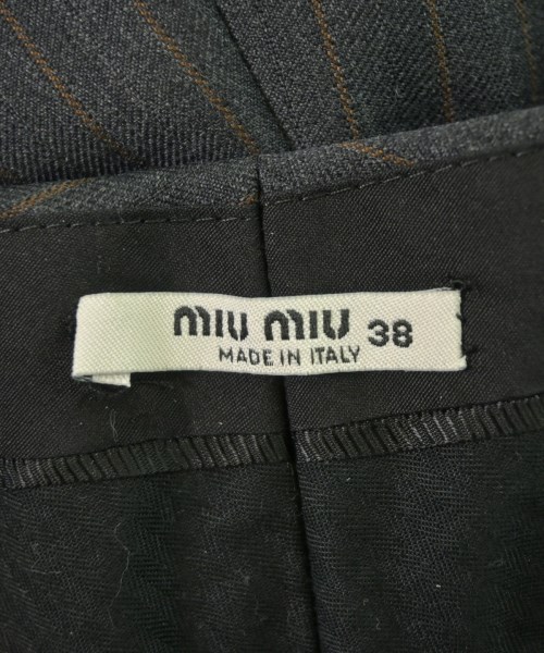 Miu Miu（ミュウミュウ）スラックス グレー サイズ:38(S位) レディース/2200659690043