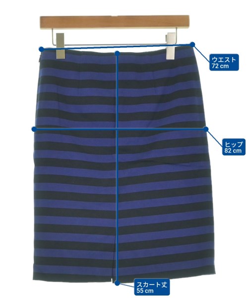 PRADA（プラダ）ミニスカート 紺 サイズ:40(M位) レディース/2200653887173