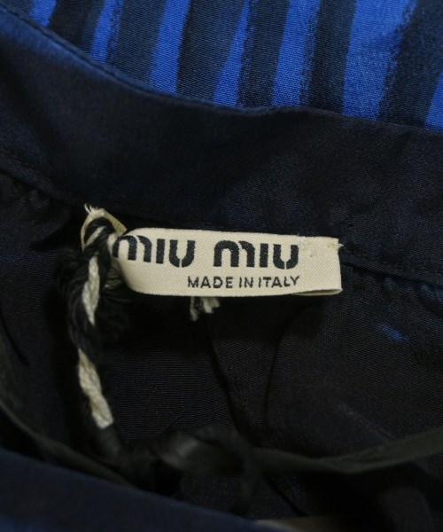 Miu Miu（ミュウミュウ）カジュアルシャツ 青 サイズ:38(S位) レディース/2200653887371
