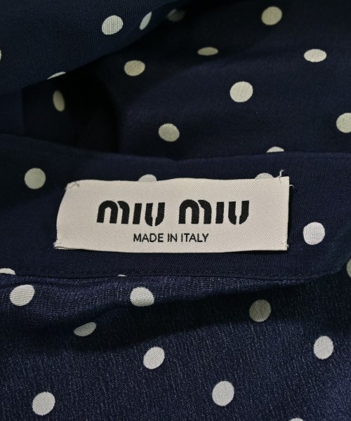 Miu Miu（ミュウミュウ）ブラウス 紺 サイズ:38(S位) レディース/2200653900186