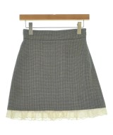 Miu Miu（ミュウミュウ）ミニスカート グレー サイズ:38(S位) レディース/2200659975027