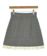 Miu Miu（ミュウミュウ）ミニスカート グレー サイズ:38(S位) レディース/2200659975027