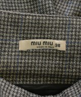 Miu Miu（ミュウミュウ）ミニスカート グレー サイズ:38(S位) レディース/2200659975027