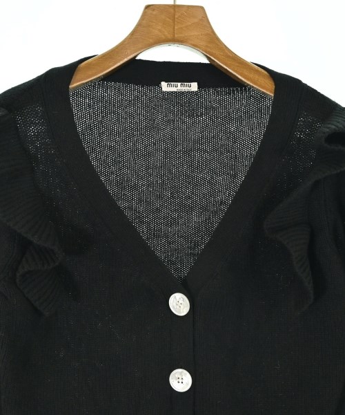 Miu Miu（ミュウミュウ）カーディガン 黒 サイズ:42(M位) レディース/2200661238103