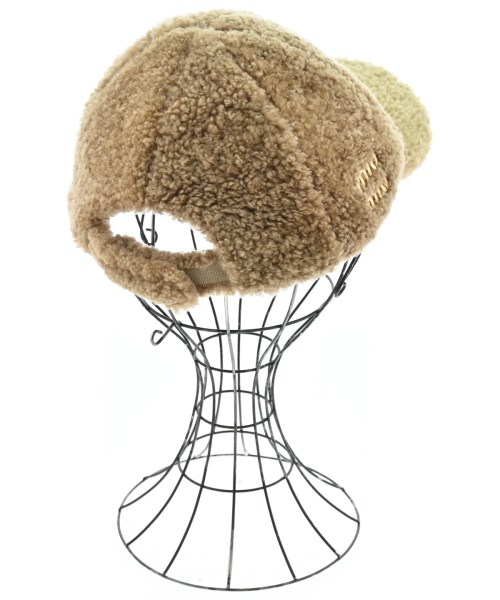 Miu Miu（ミュウミュウ）キャップ ベージュ サイズ:S レディース/2200661682081