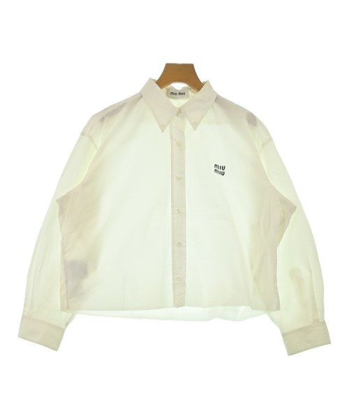Miu Miu(ミュウミュウ)ブラウス 白 サイズ:40(M位)/2200661728031