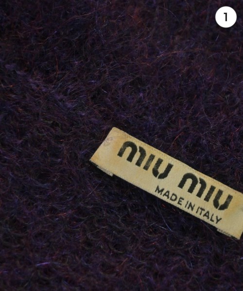 Miu Miu（ミュウミュウ）ニット・セーター 紫 サイズ:-(XS位) レディース/2200662033066