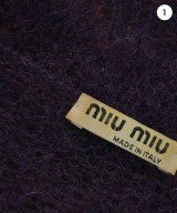 Miu Miu（ミュウミュウ）ニット・セーター 紫 サイズ:-(XS位) レディース/2200662033066