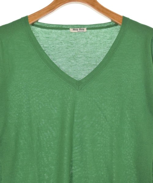Miu Miu（ミュウミュウ）ニット・セーター 緑 サイズ:-(M位) レディース/2200662033080