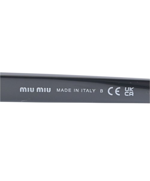 Miu Miu（ミュウミュウ）サングラス 黒 サイズ:- レディース/2200710403452