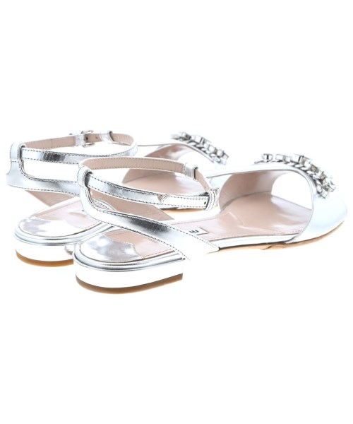 Miu Miu（ミュウミュウ）サンダル シルバー サイズ:EU37(23.5cm位) レディース/2200710557032