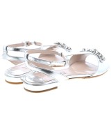 Miu Miu（ミュウミュウ）サンダル シルバー サイズ:EU37(23.5cm位) レディース/2200710557032