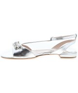 Miu Miu（ミュウミュウ）サンダル シルバー サイズ:EU37(23.5cm位) レディース/2200710557032