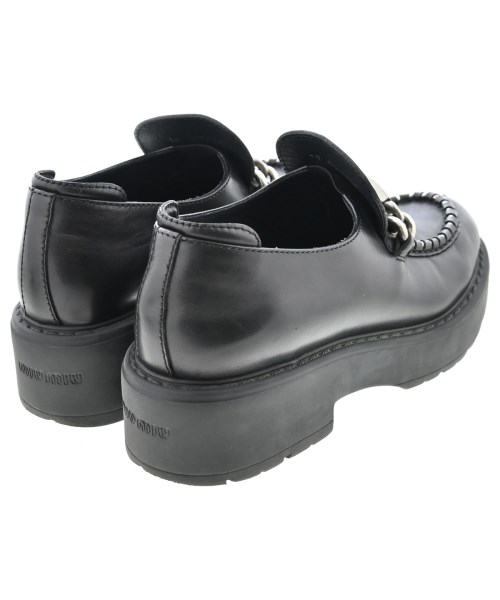 Miu Miu（ミュウミュウ）ドレスシューズ/ローファー 黒 サイズ:EU39(25.5cm位) レディース/2200710930095
