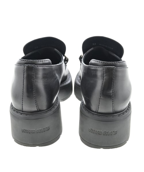 Miu Miu（ミュウミュウ）ドレスシューズ/ローファー 黒 サイズ:EU39(25.5cm位) レディース/2200710930095
