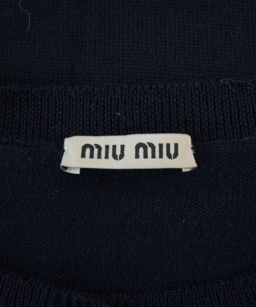 Miu Miu（ミュウミュウ）ニット・セーター 紺 サイズ:40(M位) レディース/2200708629062