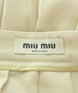 Miu Miu（ミュウミュウ）ひざ丈スカート 白 サイズ:38(S位) レディース/2200712616027