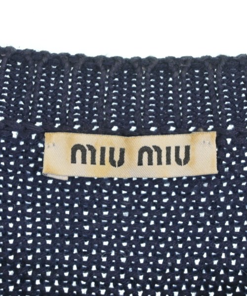 Miu Miu（ミュウミュウ）カーディガン 紺 サイズ:38(S位) レディース/2200709163039